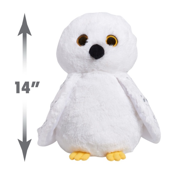 Wizarding World of Harry Potter Hedwig White Snowy Owl Stuffed Plush Animal NWT - Picture 6 of 8